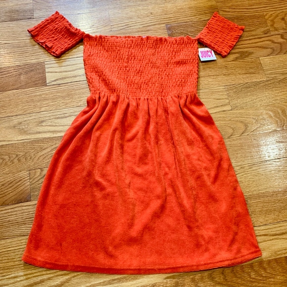 Juicy Couture Other - Juicy Couture Off-Shoulder Terry Dress